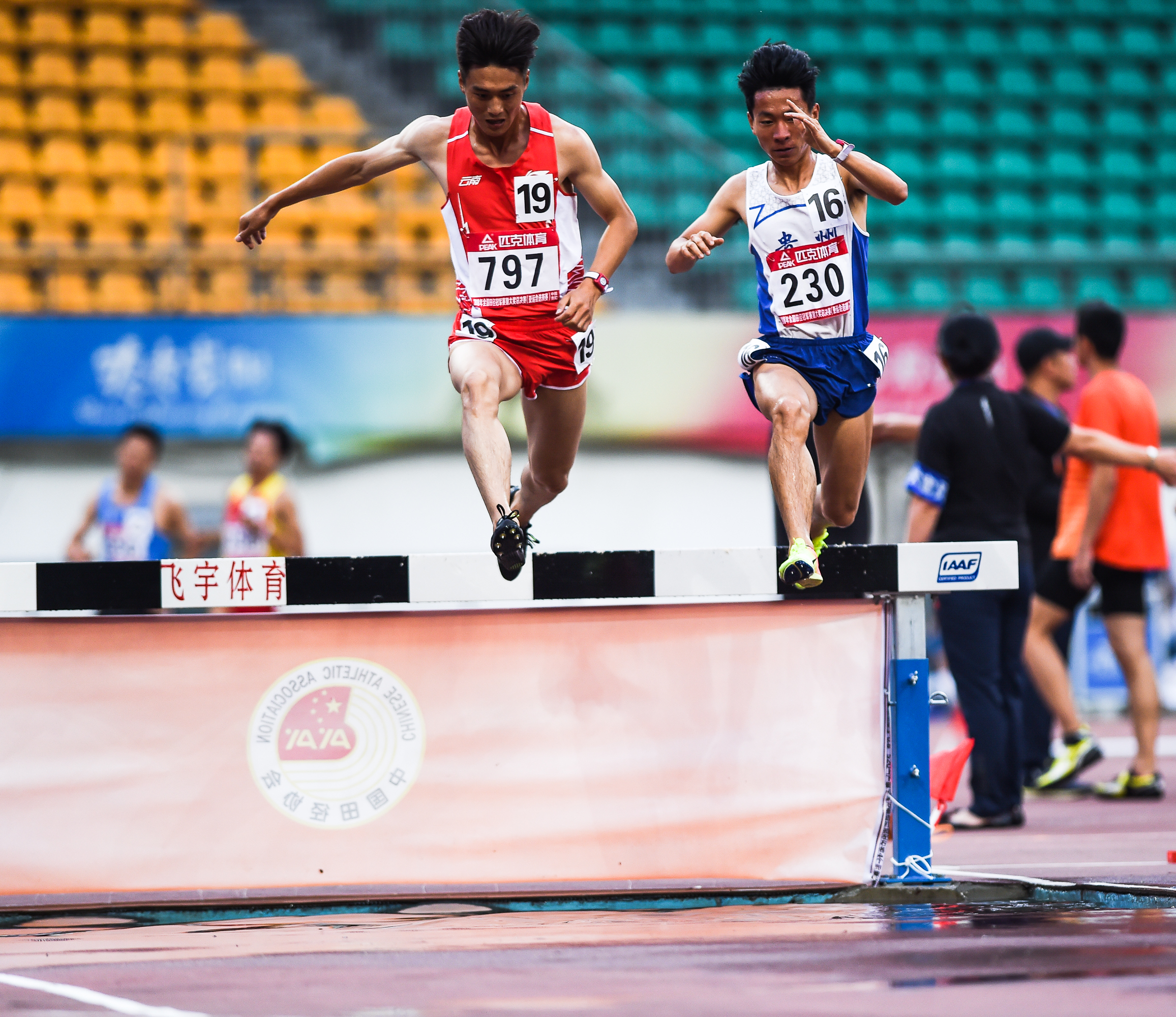 田径——2018全国田径冠军赛:男子3000米障碍赛况(12)