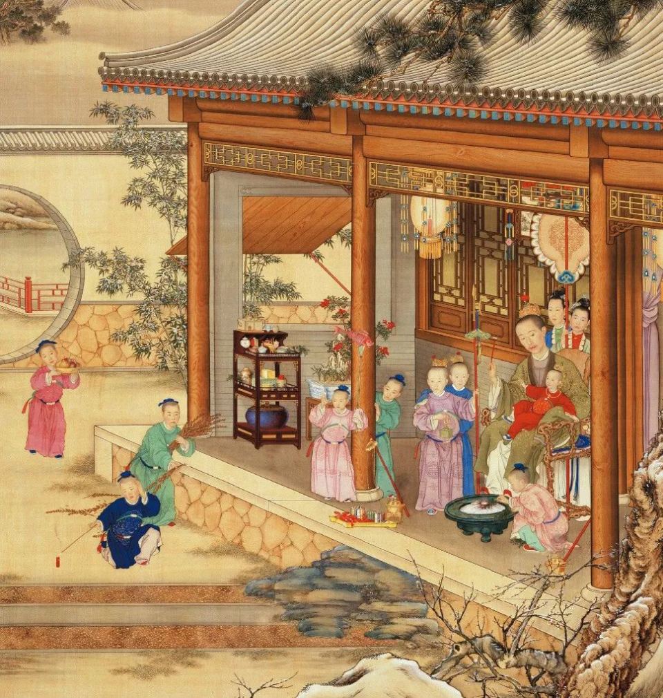 冬日虽不免萧索枯寂,但热爱生活的中国人心头春意盎然
