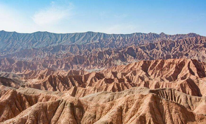 中国地势最低和夏季气温最高的地方—新疆吐鲁番盆地