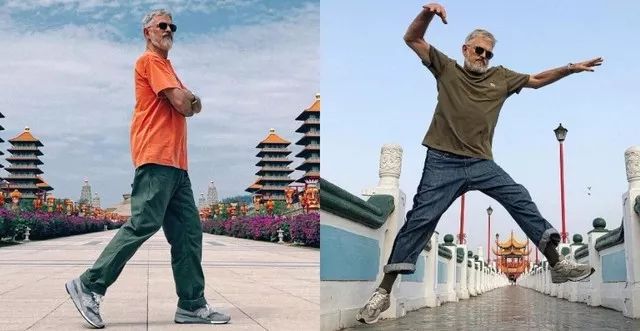 来自澳洲的超潮爷爷vernon,再次证明帅气不受年龄限制!