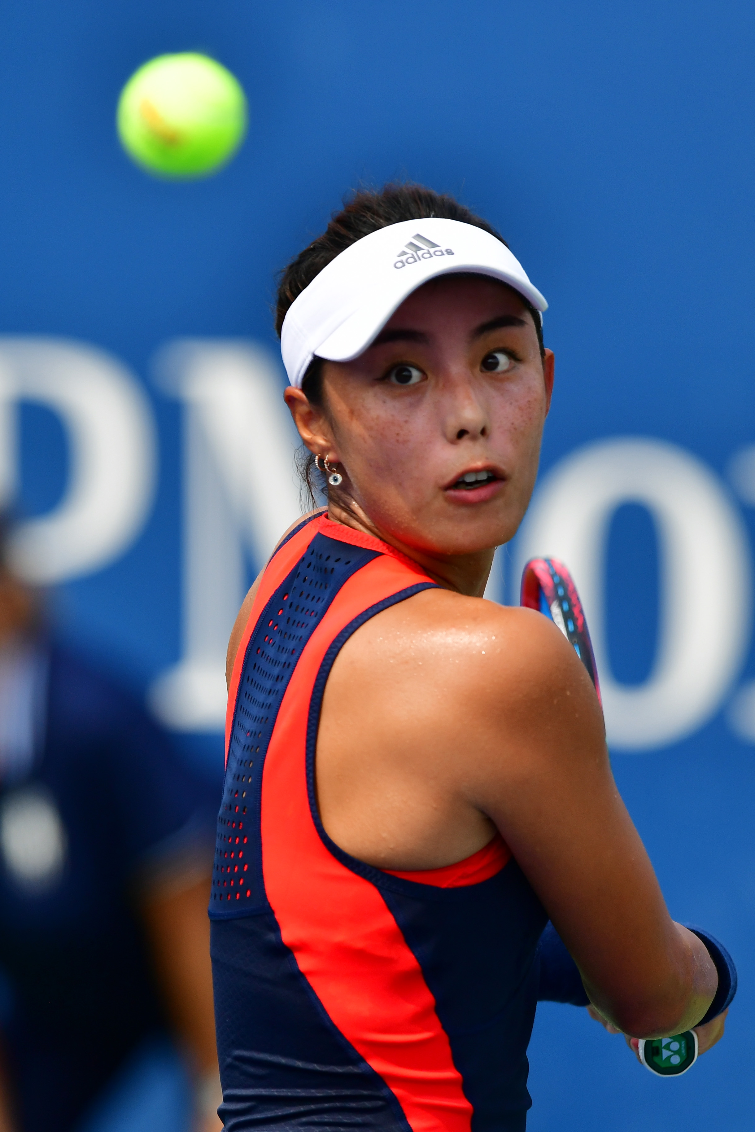 网球——美网:王蔷晋级第二轮(3)