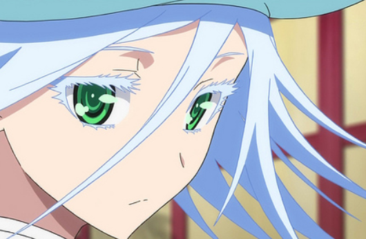 虫奉行奈阿,发型比较独特,白发还带分叉,超过了脸的长度,和其他人有