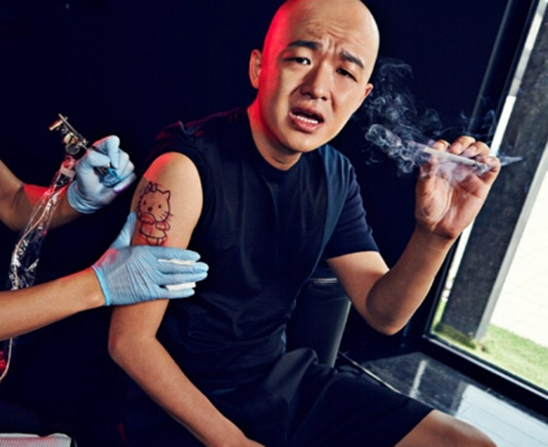 中国明星纹身图片