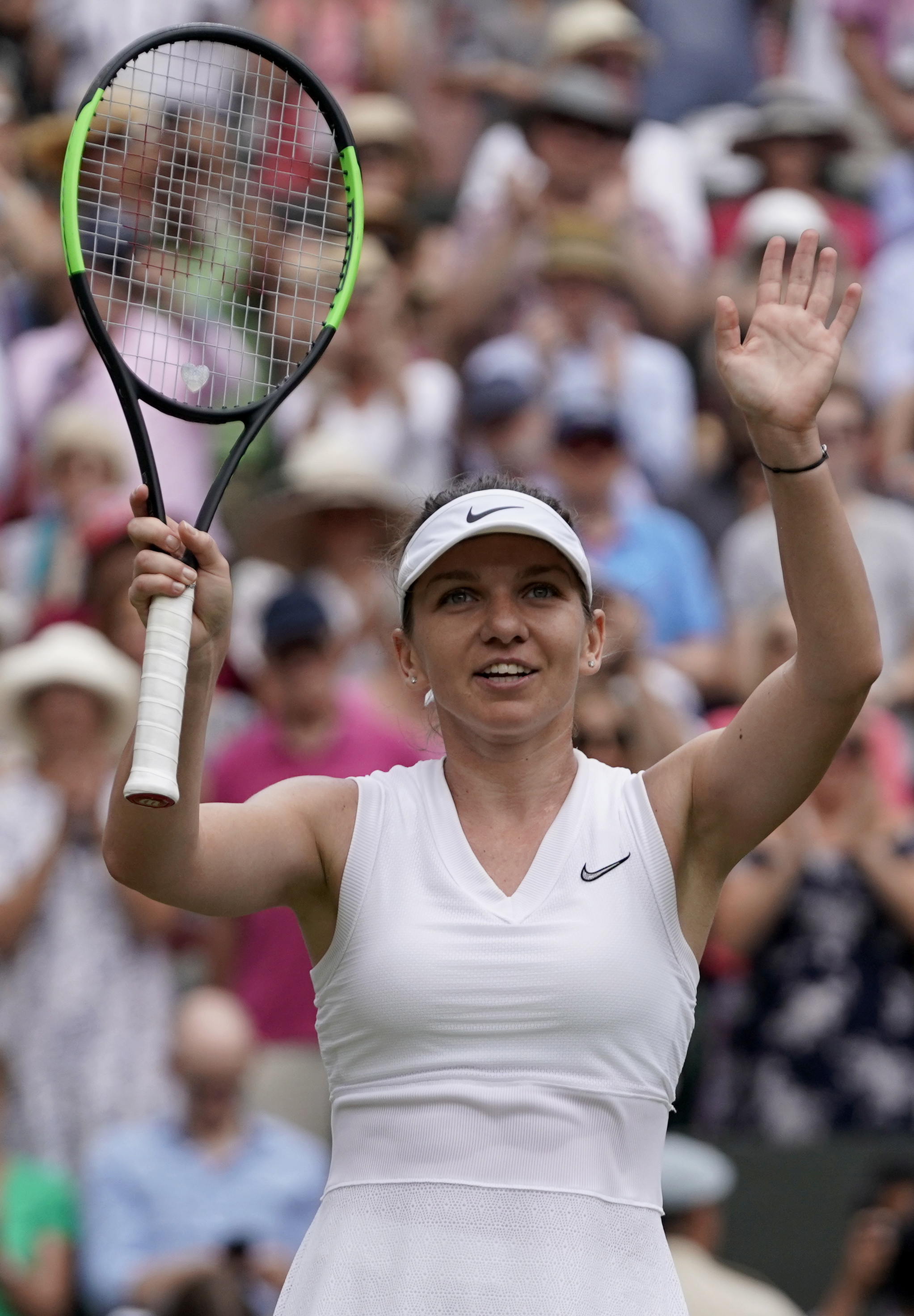 外代,2019年7月12日    (外代二线)(2)网球——温网:哈勒普晋级决赛