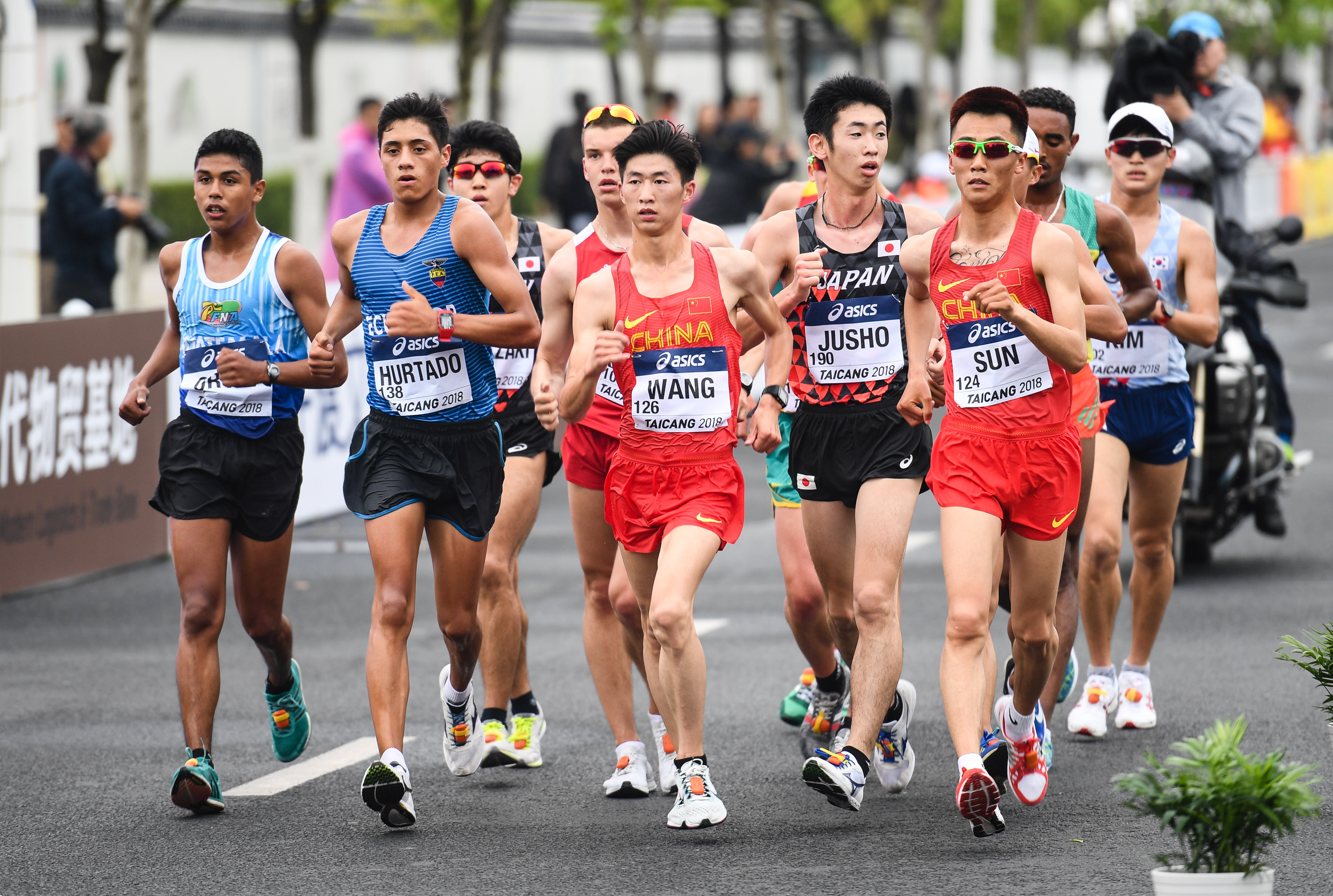田径——2018年国际田联世界竞走团体锦标赛青年男子10公里组赛况(8)
