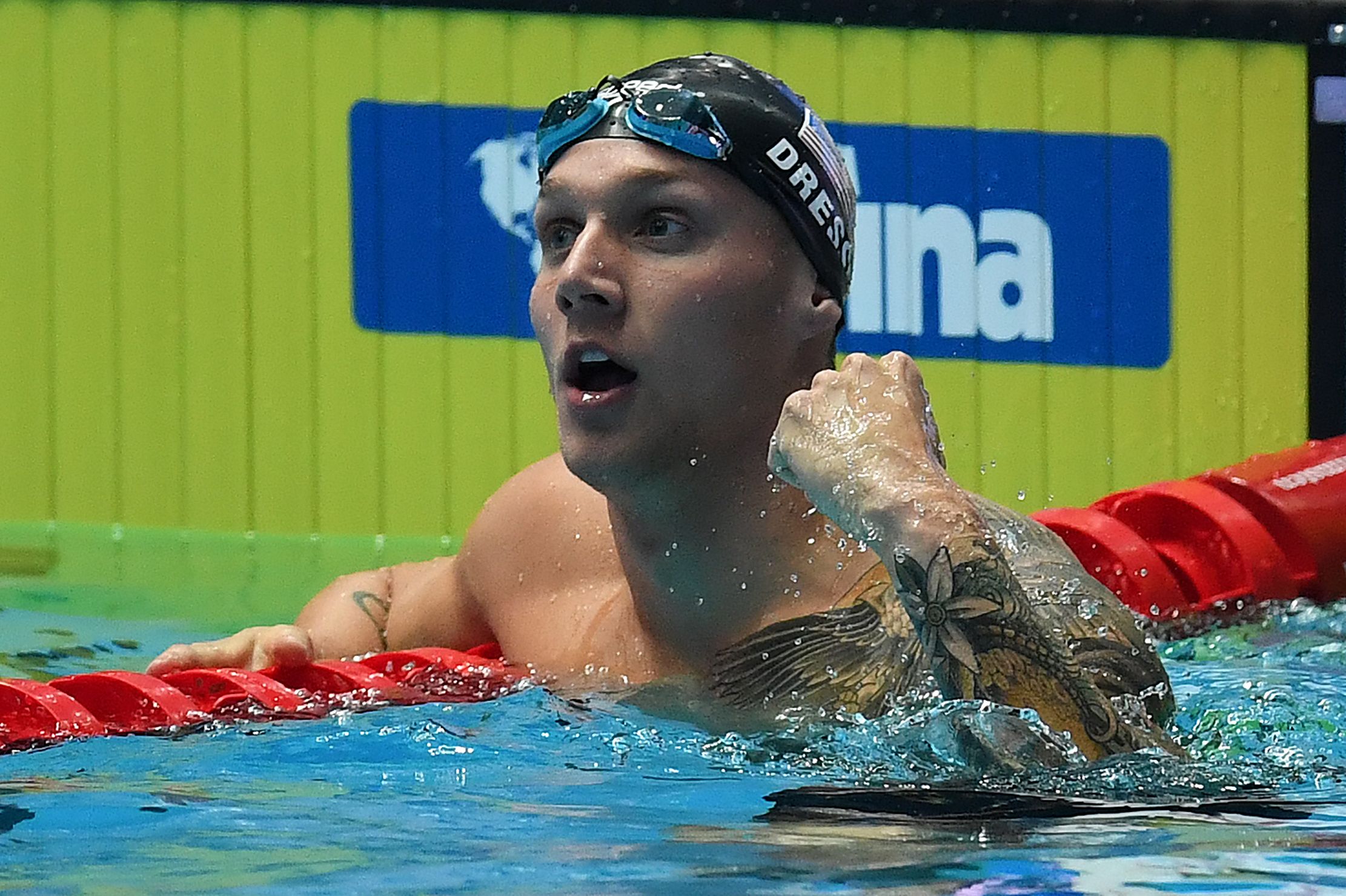 游泳世锦赛——男子50米蝶泳:美国选手德雷塞尔夺冠