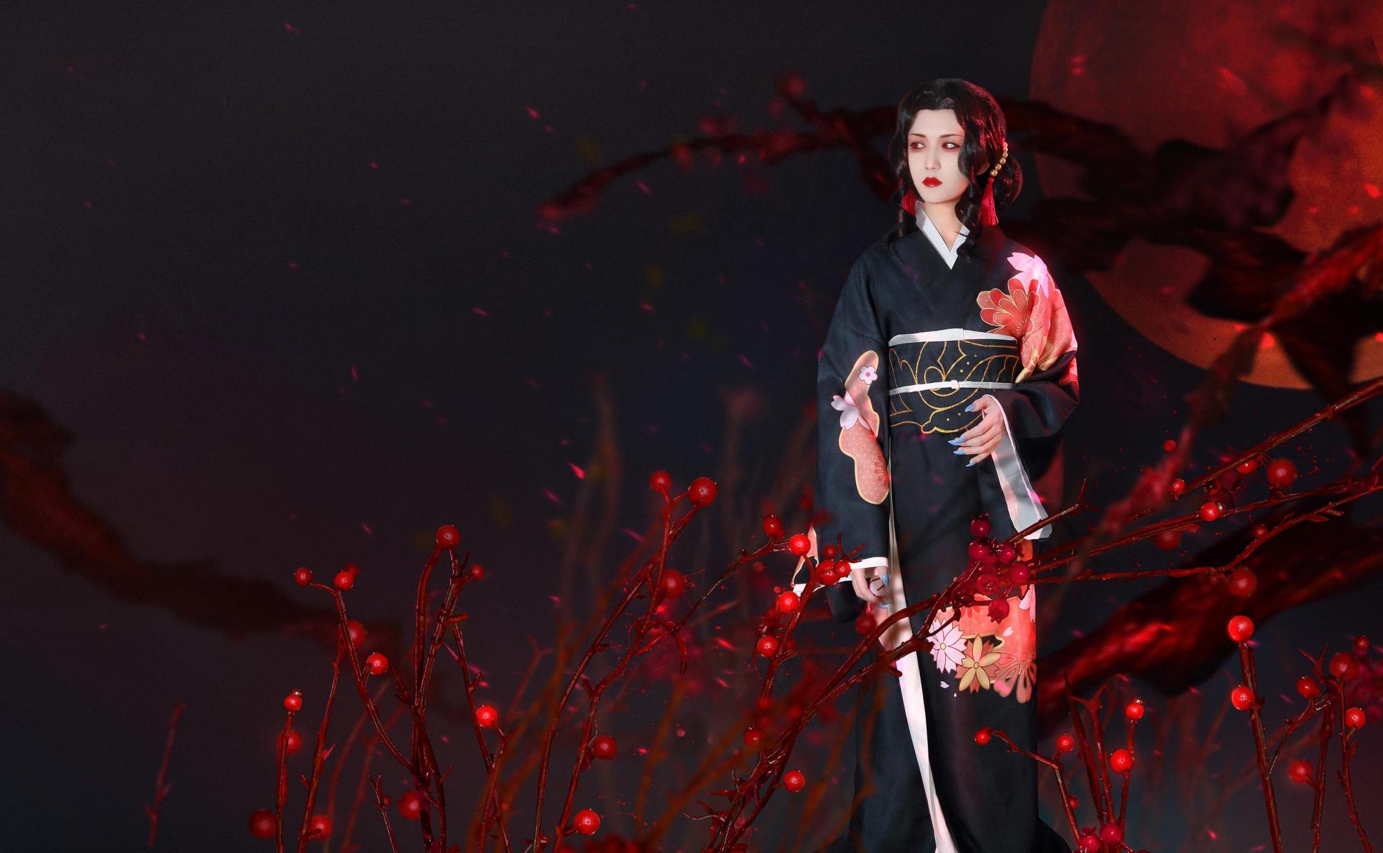 「鬼舞辻无惨」cos,网友:惊艳