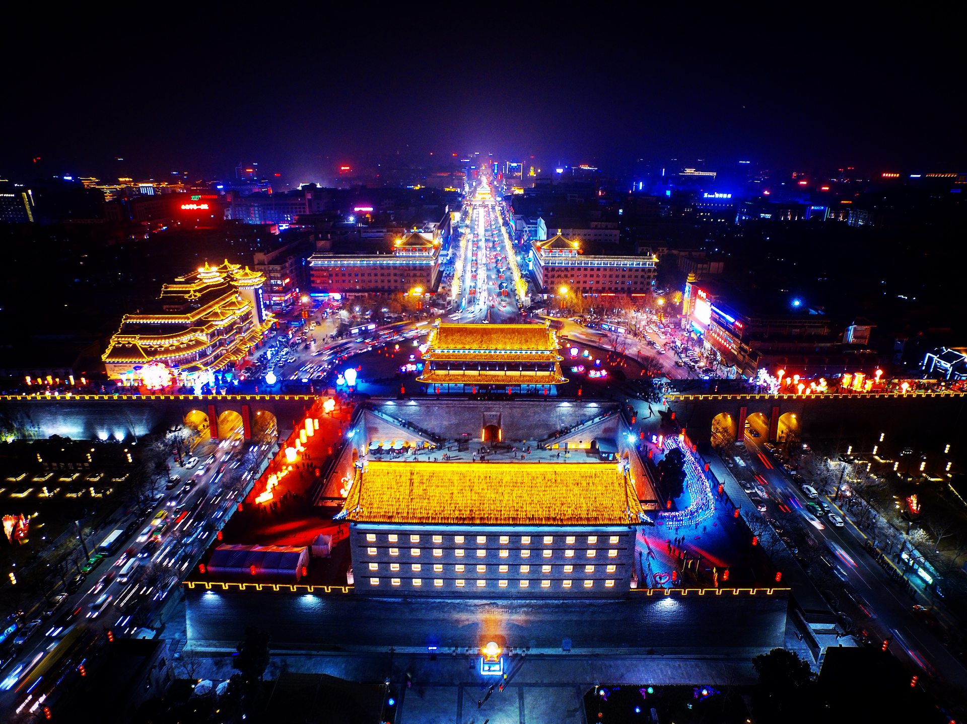 一起看|无人机航拍-西安-2018年4月27日