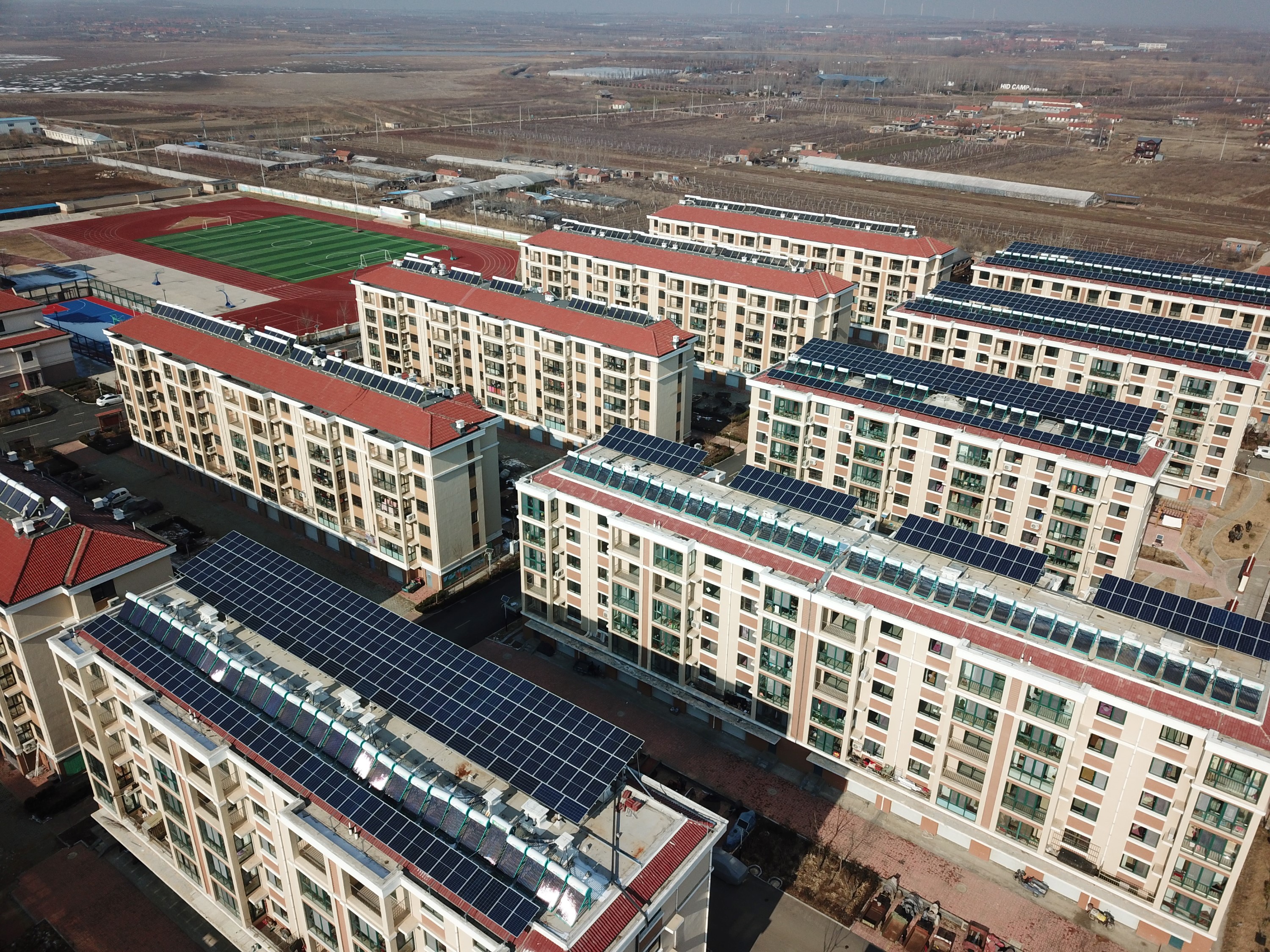 山东莱西:合村并居 农民上楼(1)