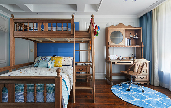 美式轻奢混搭风,一家四口的幸福家居环境