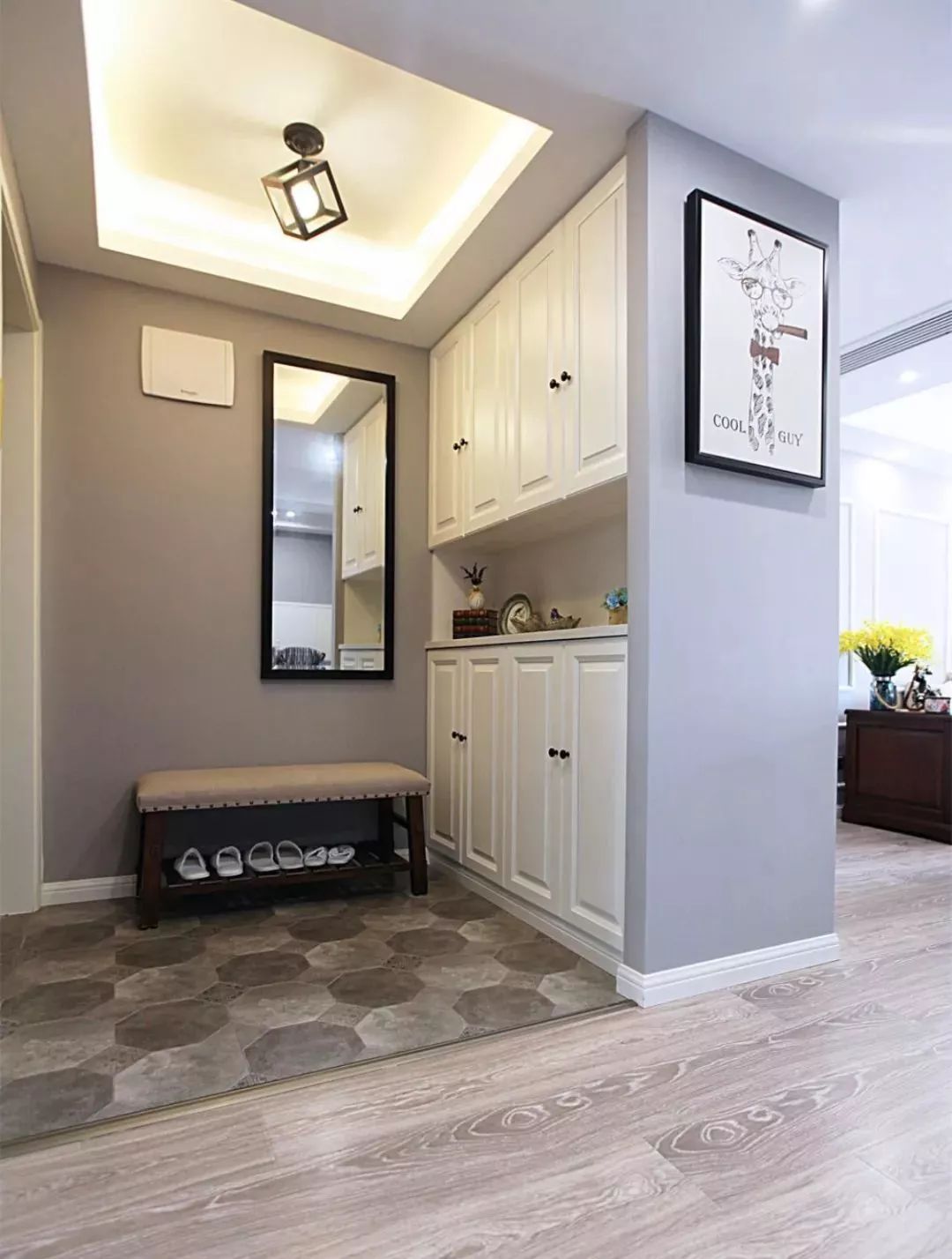 专业装修:设计师掏心的50款最新玄关地面铺贴案例,拿走不谢!