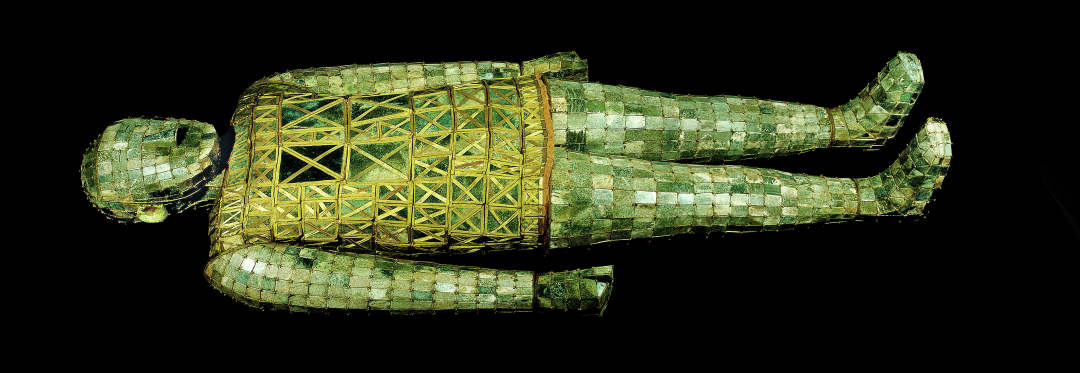 河北博物院文物精品之——刘胜金缕玉衣,窦绾金缕玉衣