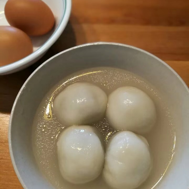 芥菜馅鲜肉汤圆,不一样的馅料不一样的味道