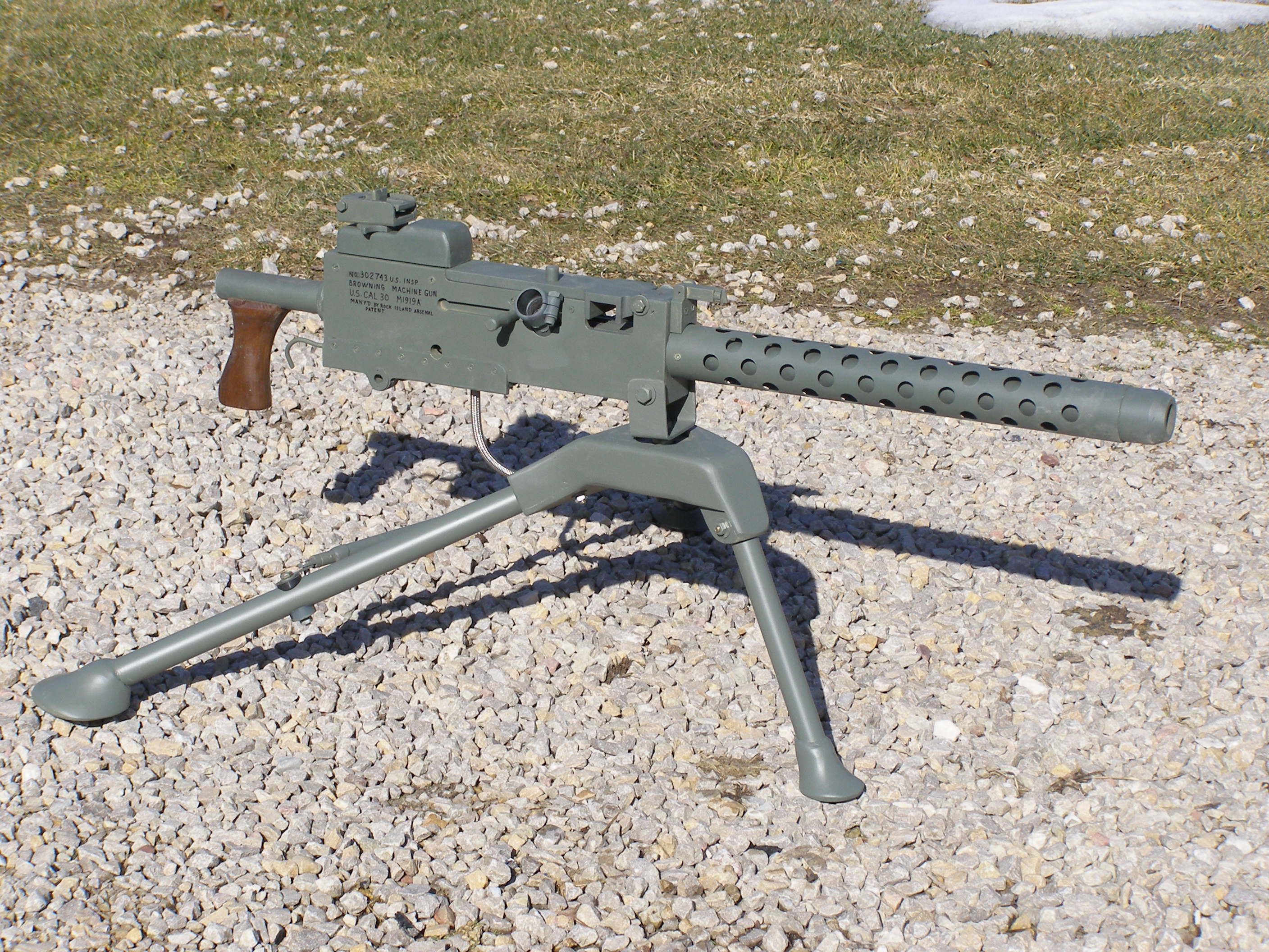 抗战时期的中国军队都装备了哪些美制重机枪?