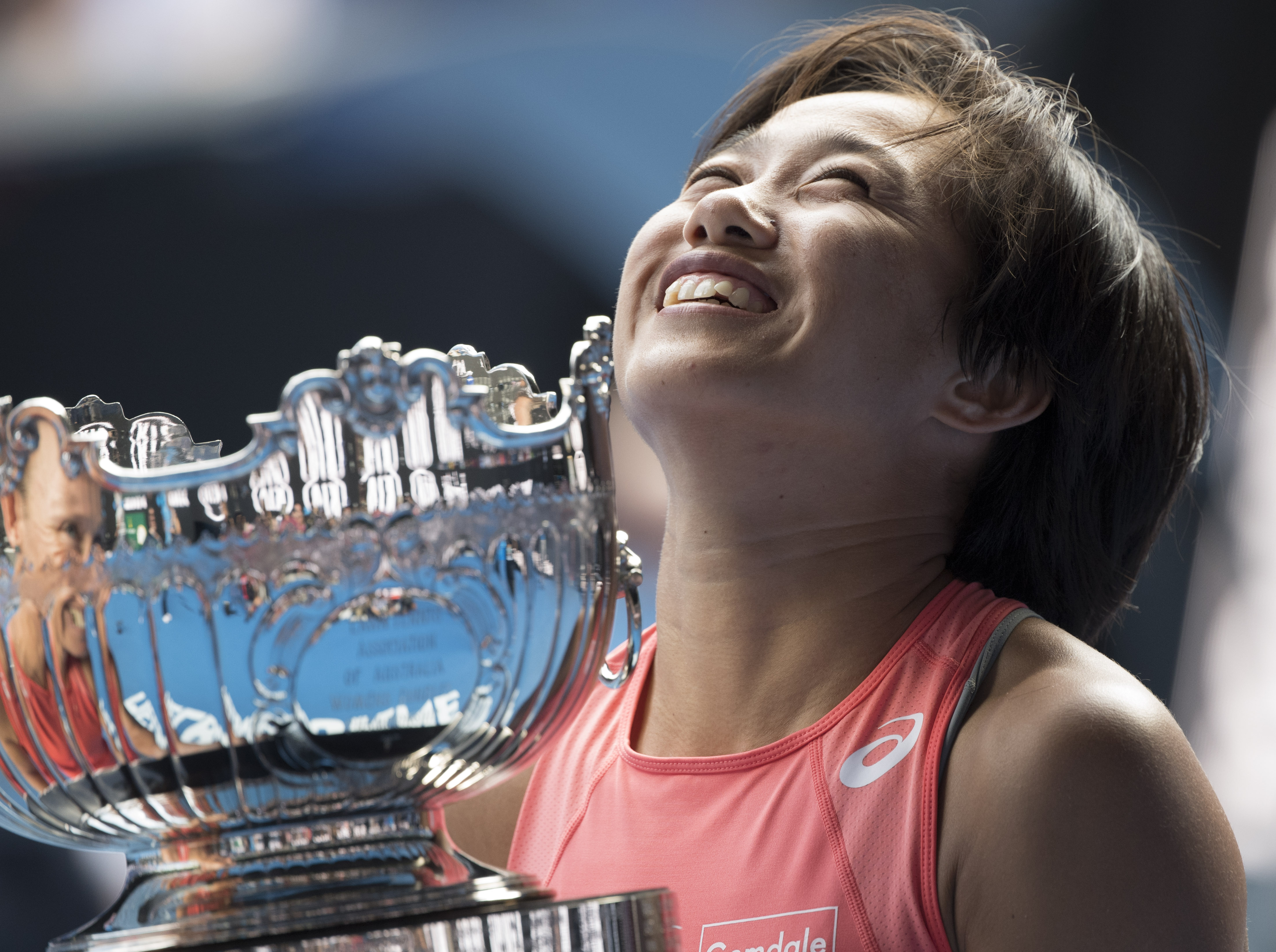 网球——澳网:张帅/斯托瑟女双夺冠(3)