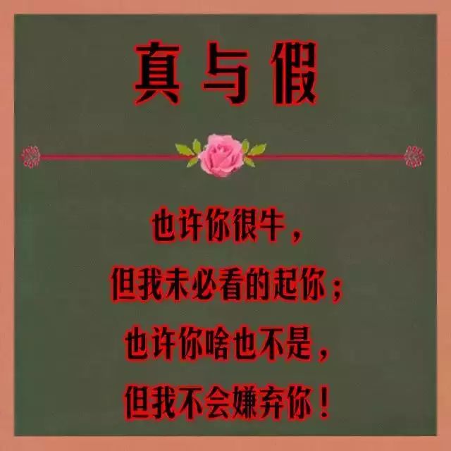 喜我者我惜之,嫌我者我弃之