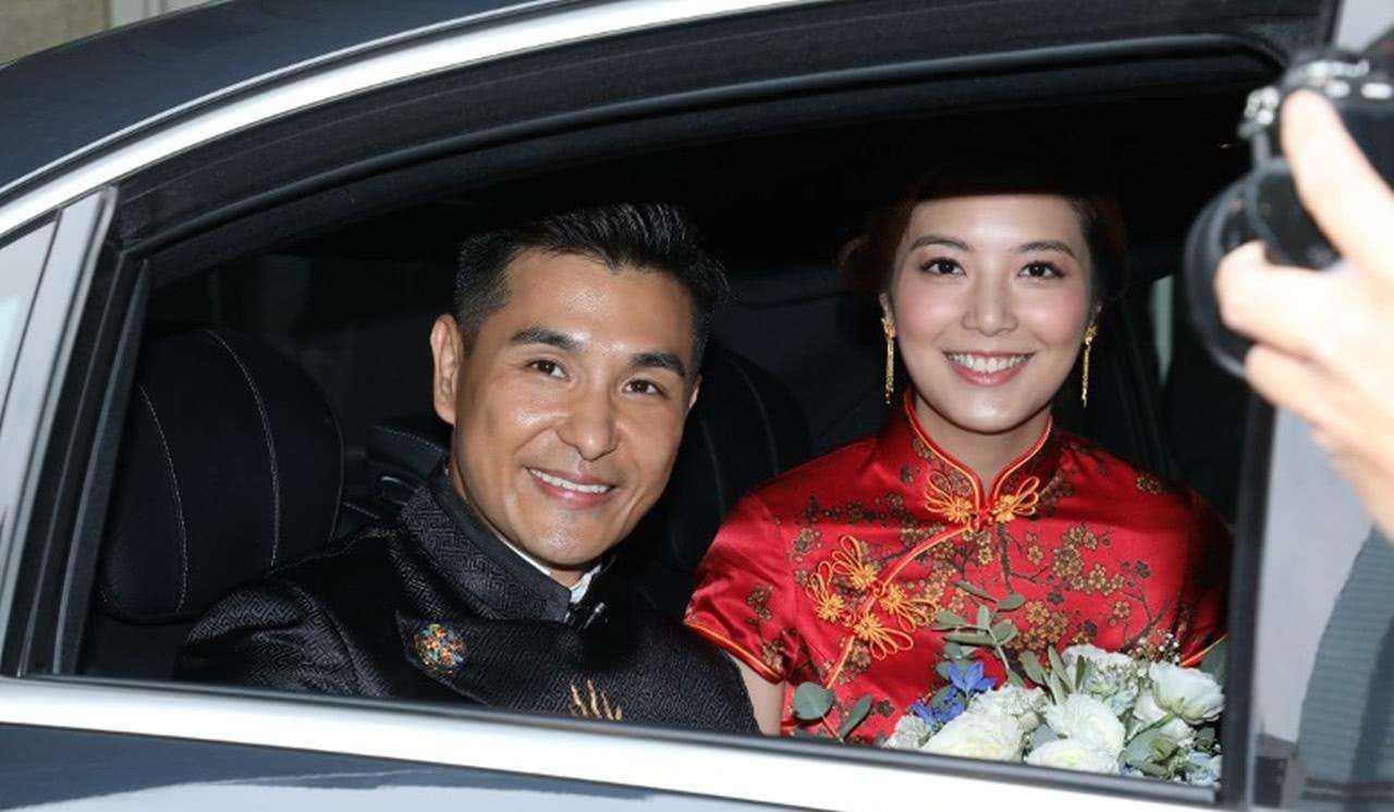 奉子成婚,单文柔陈展鹏低调办婚礼,开派对公布宝宝性别:佩奇!