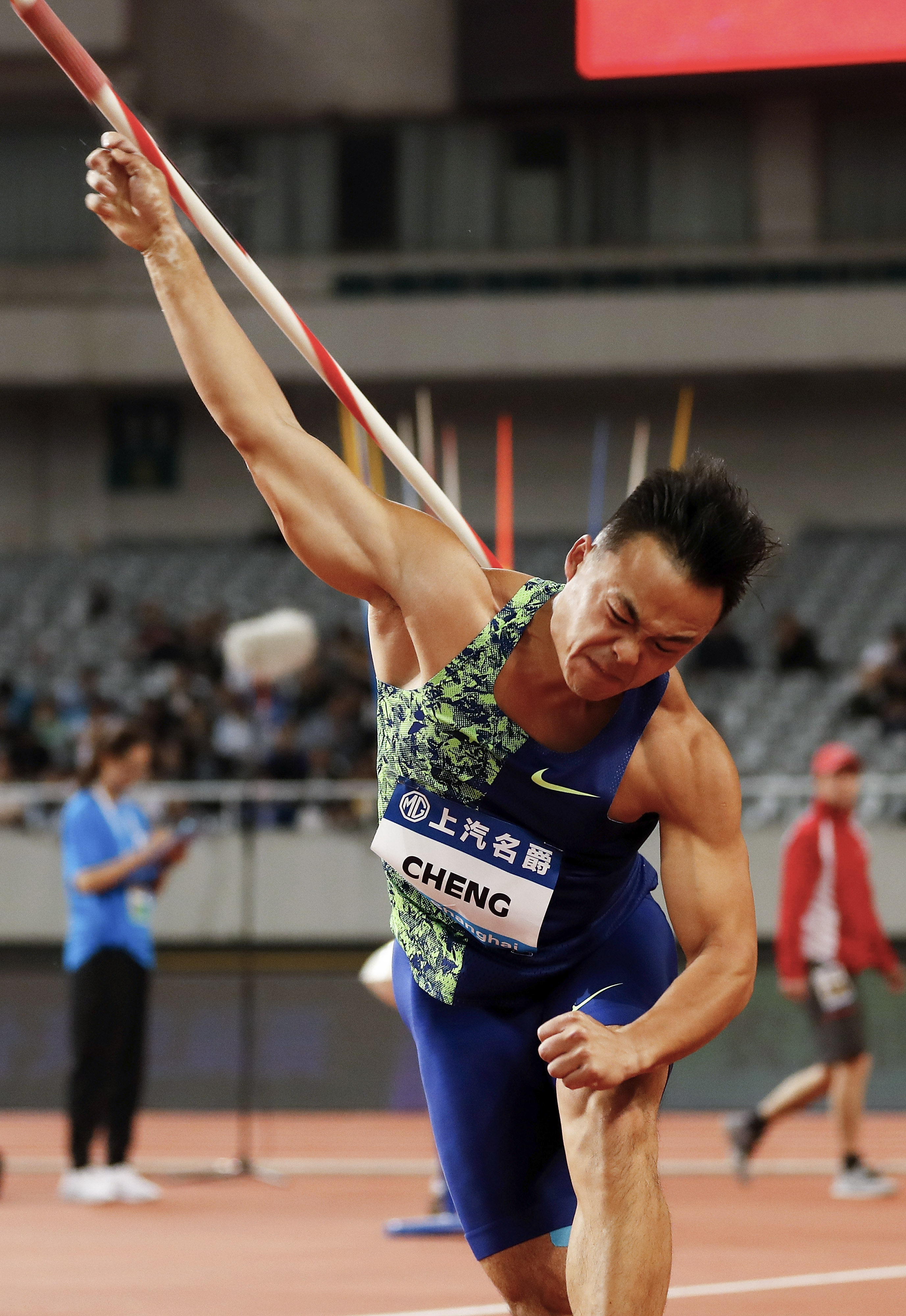 田径——国际田联钻石联赛上海站:男子标枪赛况(3)