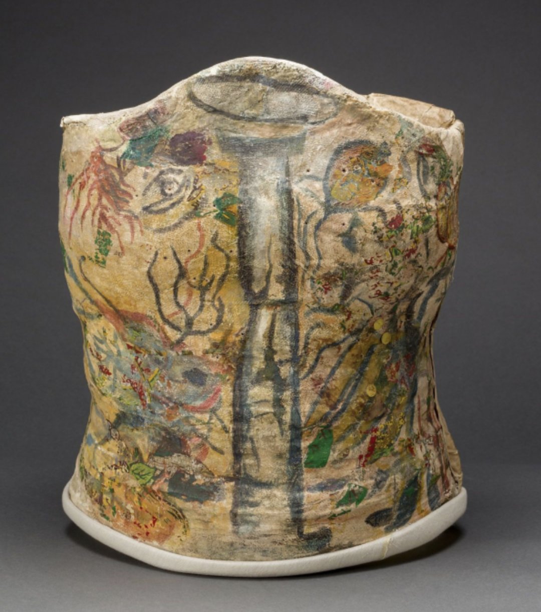 石膏背心,由 frida kahlo 画和装饰,来自 brooklynmuseum.org