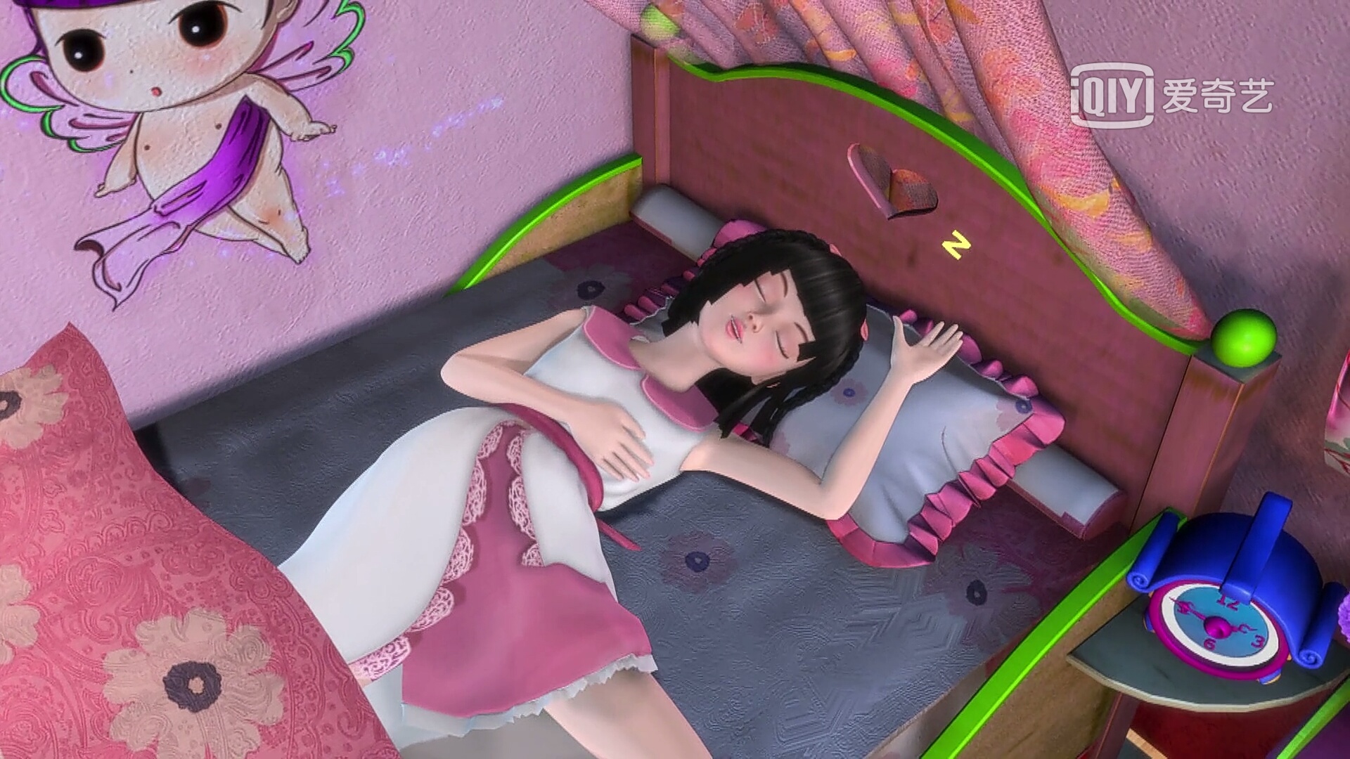 叶罗丽中主角睡着时是什么模样?冰公主站着睡,王默很粗鲁!