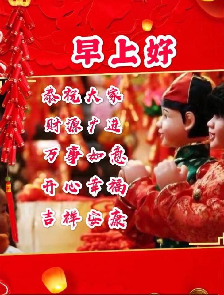 过年祝福语图片带字图片