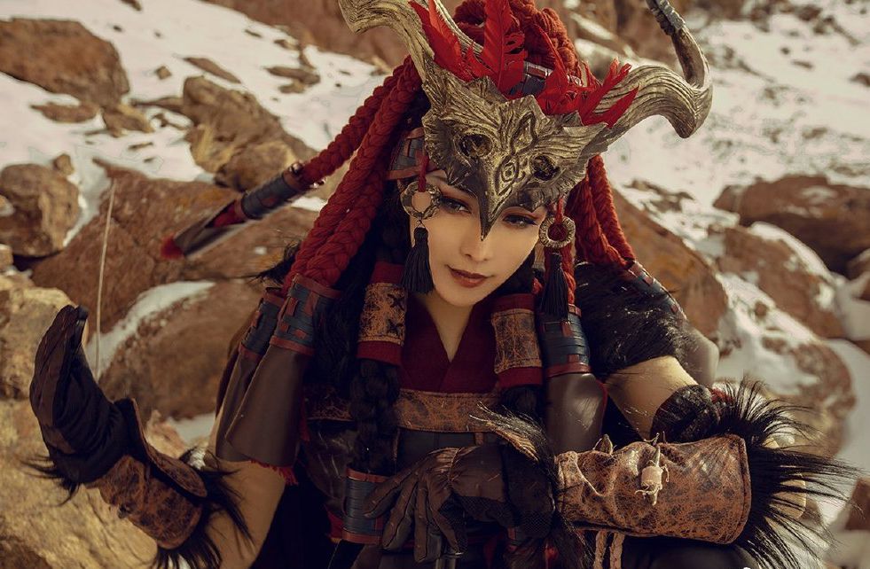 古剑奇谭三嫘祖cos:菜菜绝对是cos界的大佬啊