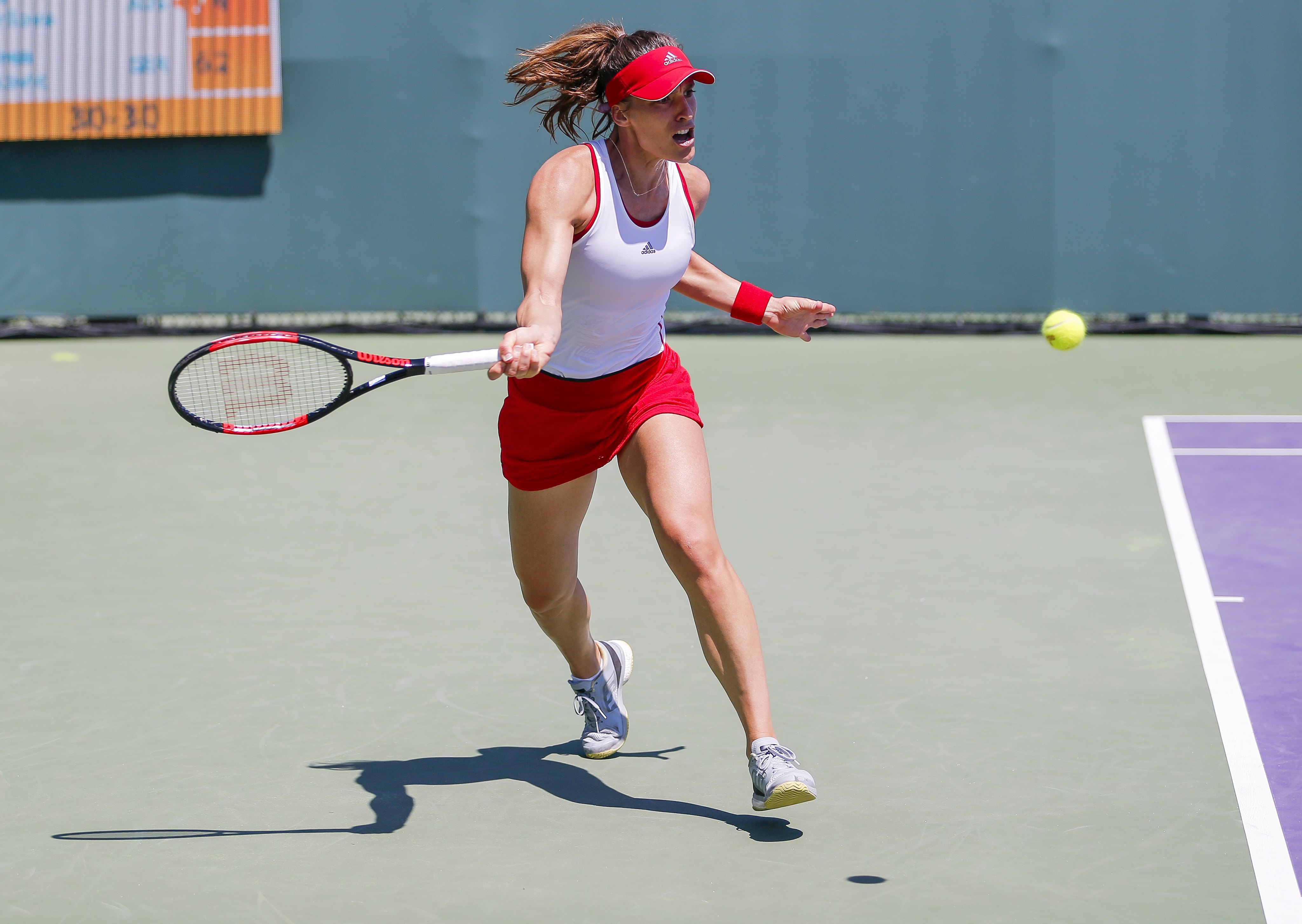 网球——迈阿密公开赛:加夫里洛娃晋级(3)