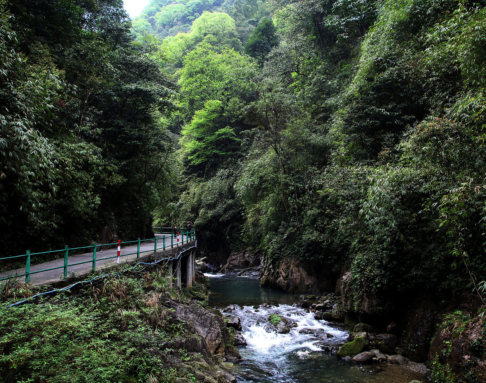 万盛黑山谷,国家aaaaa级旅游景区,地理坐标106°5826经度,28°5146