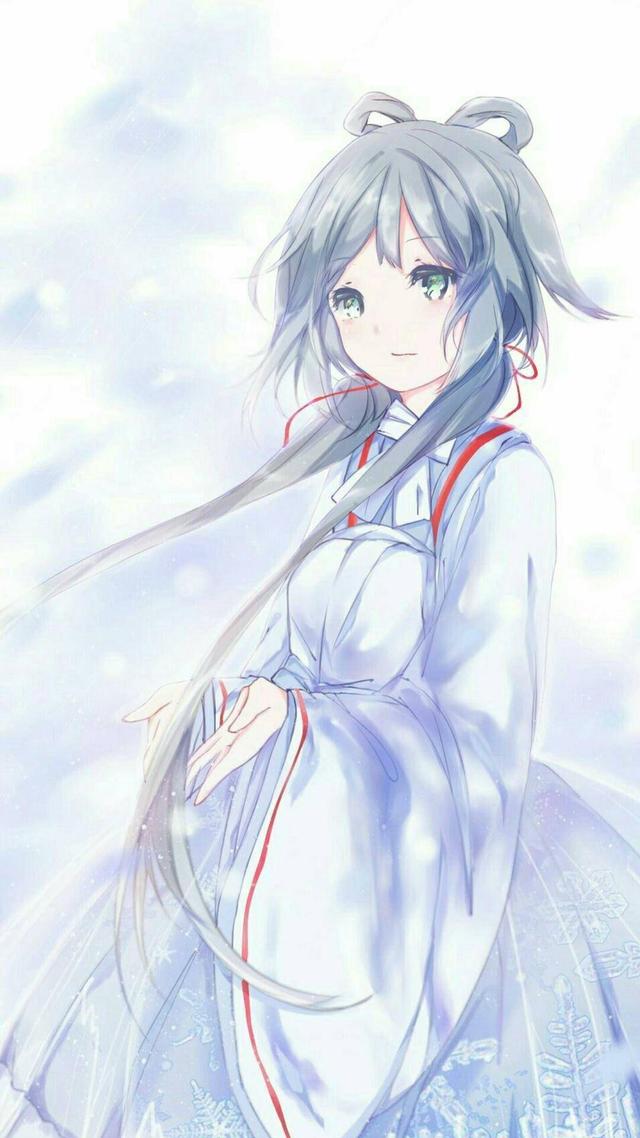 壁纸:缘起的一眼,定格了三生千年——洛天依《霜雪千年》