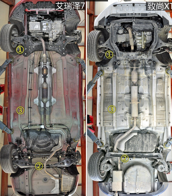 瑞纳轿车底盘结构图图片