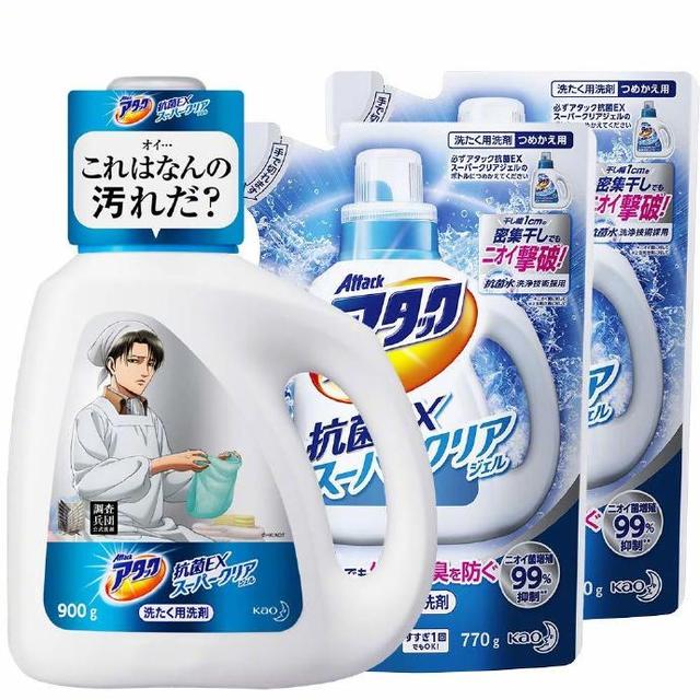 《进击的巨人》利威尔兵长洗衣液更多图片公开,但是感觉有点坑?