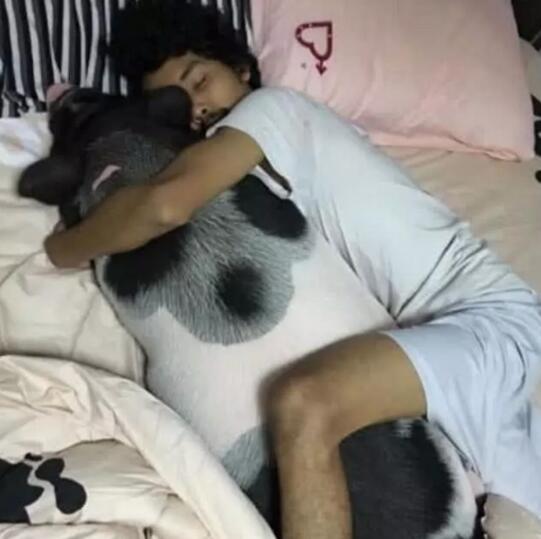 男子养小香猪,天天抱着睡!一年后变化惊人,网友:你女朋友好大