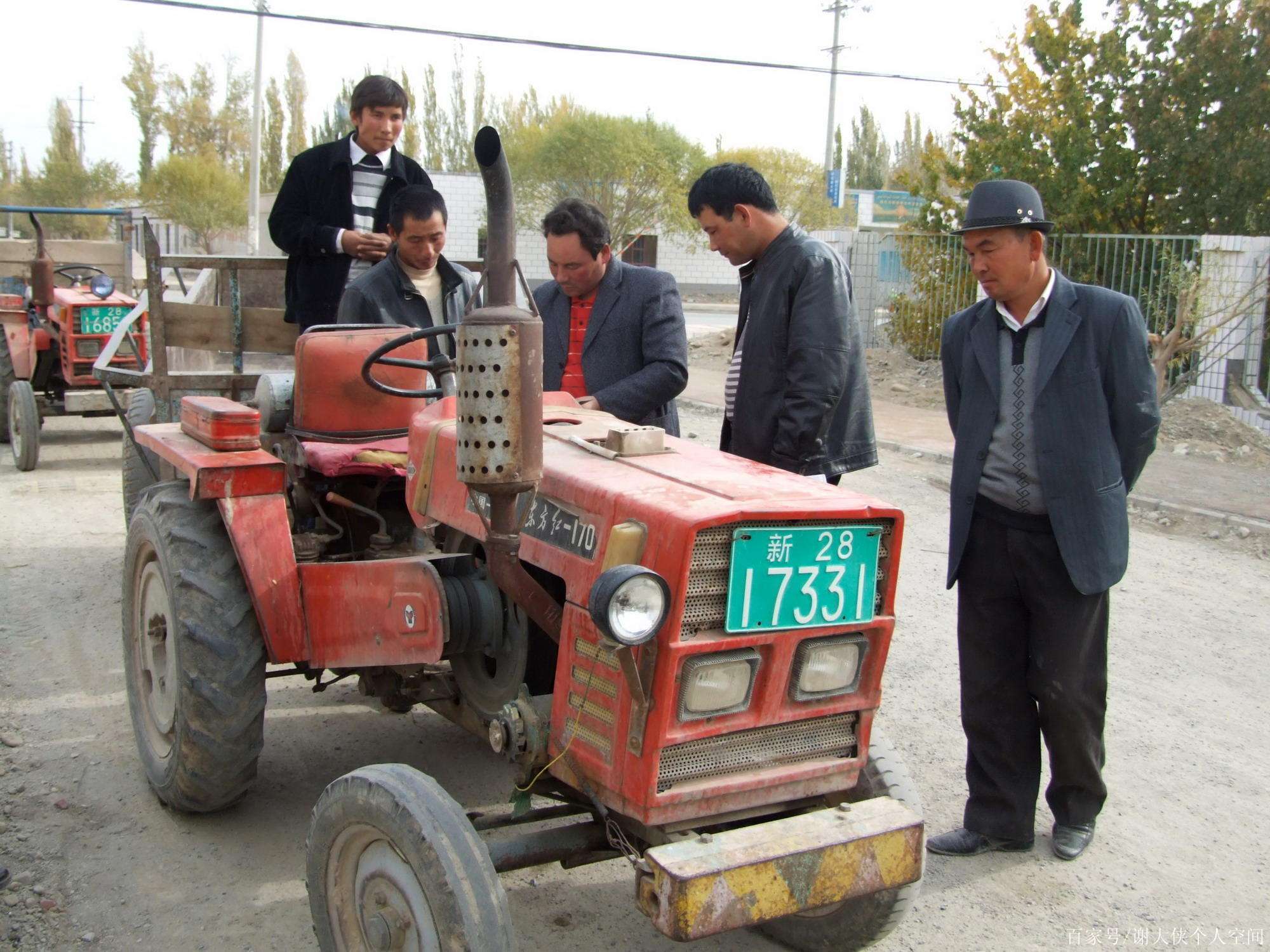 70年代珍貴的運輸工具拖拉機