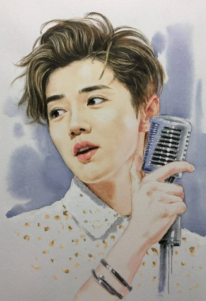 亲爱的朋友们,喜欢这些画中的鹿晗吗?欢迎探讨交流.