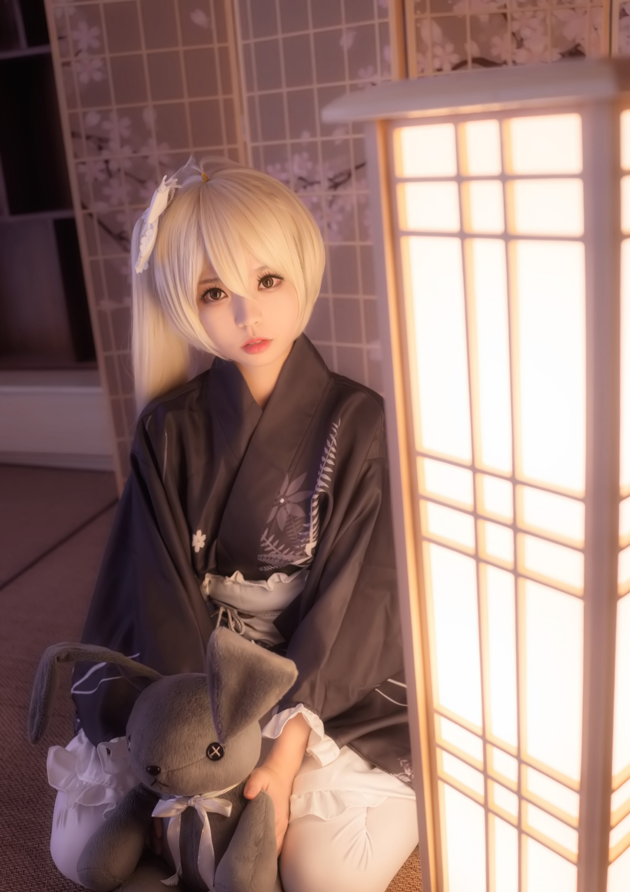 cosplay:一个人孤单的守候在家的春日野穹,哥哥为什么还不回来