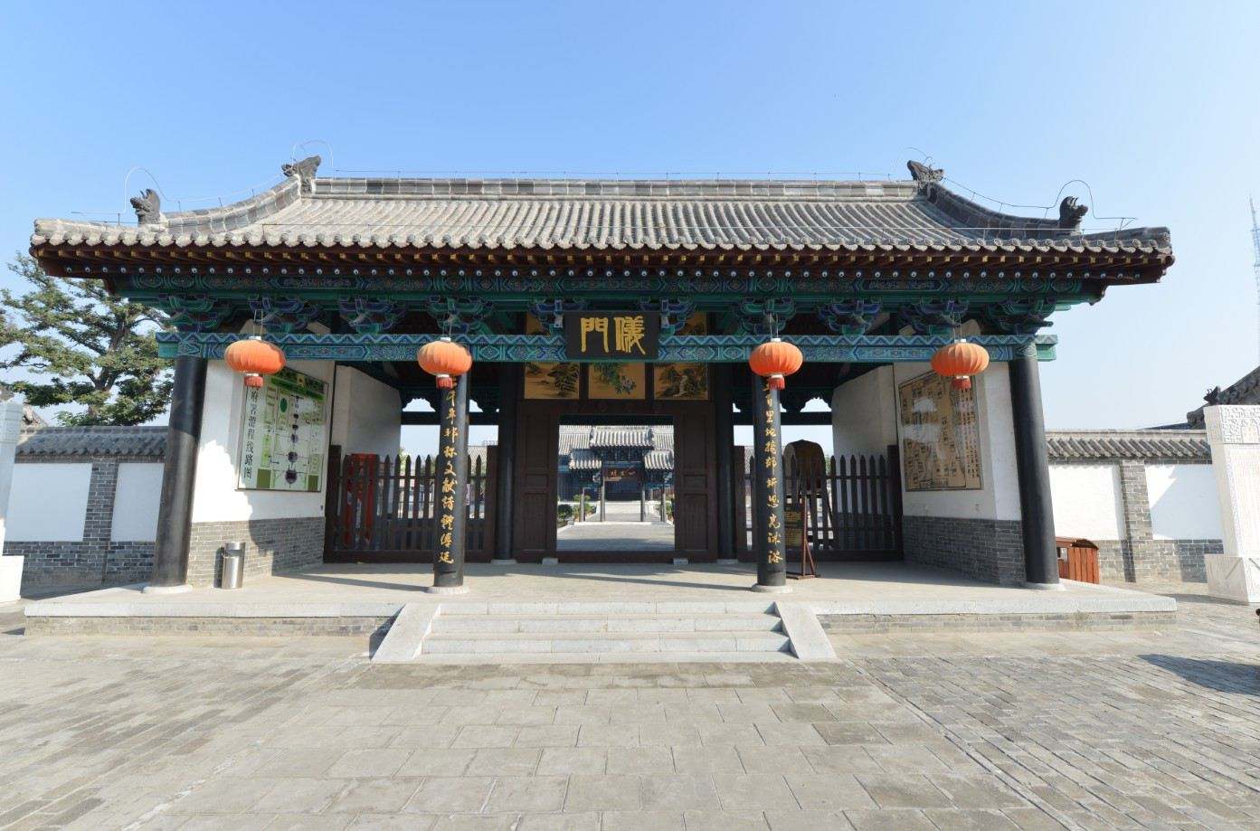 珍贵的河间府署真实照片,历史悠久,是河间市标志性历史人文景观