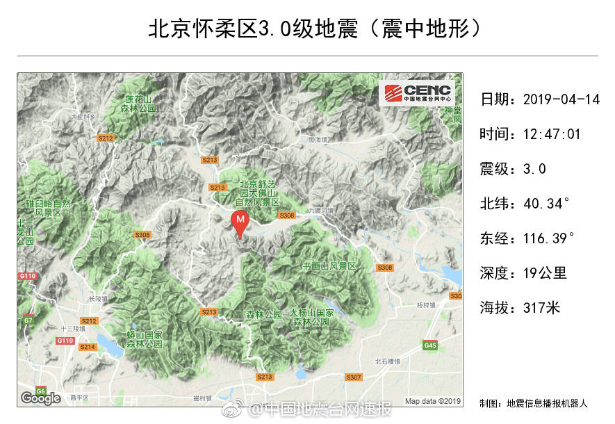 怀柔区地形图图片