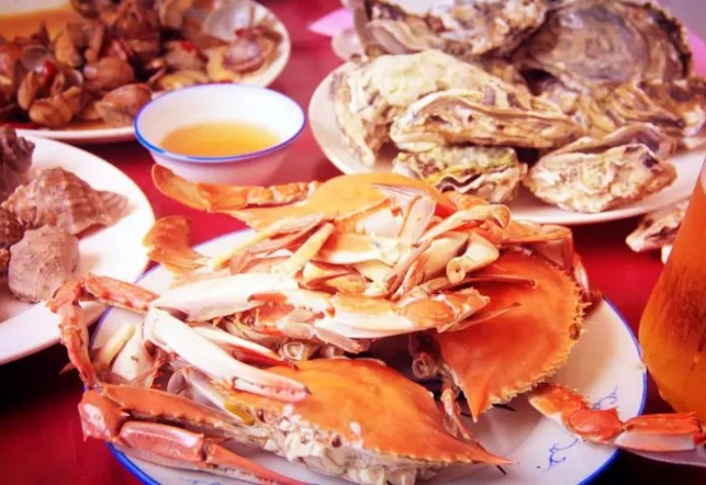 胶东作家李明老师作品鉴赏:美味红蟹鱼