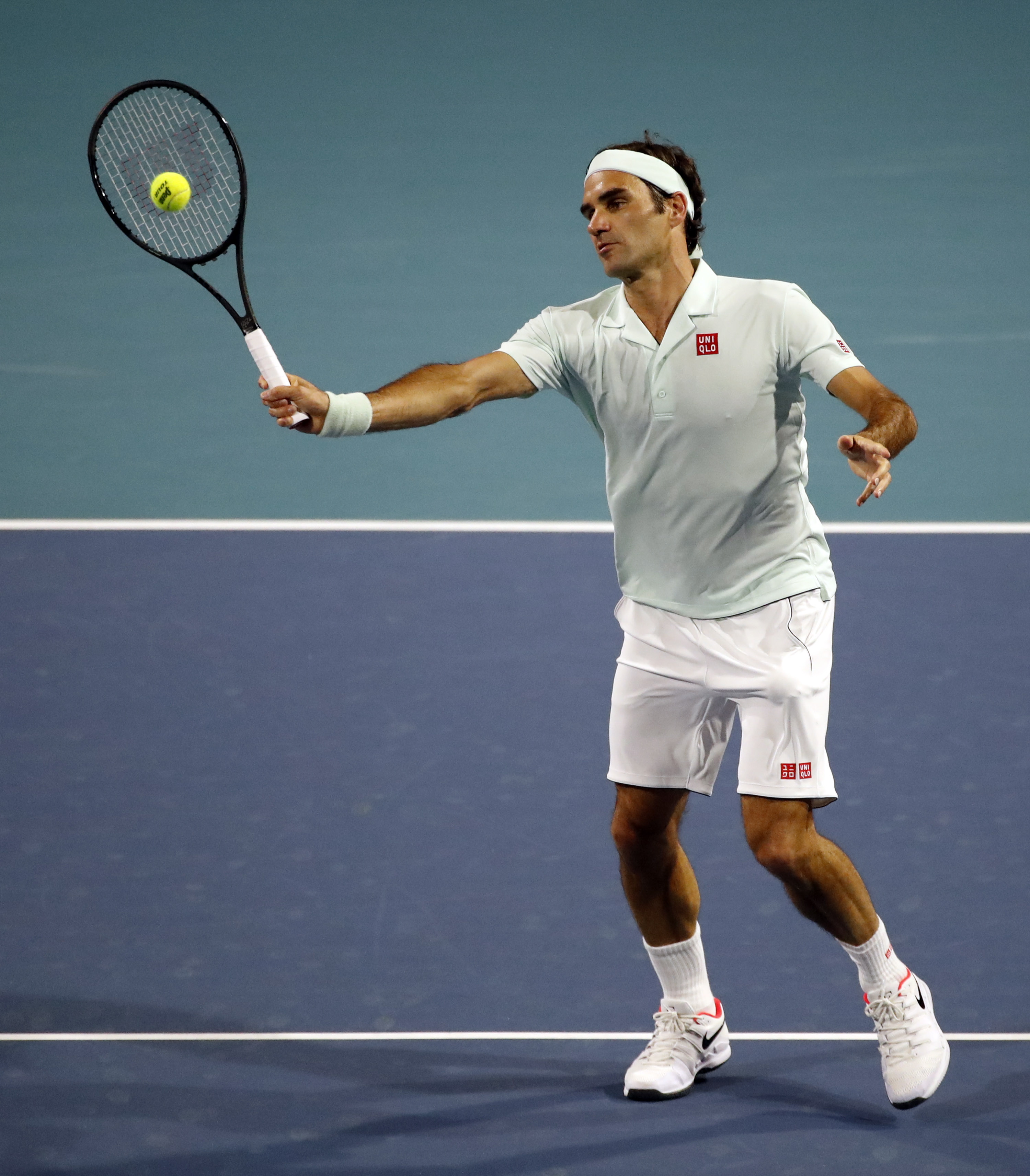 网球——迈阿密公开赛:费德勒晋级决赛(2)