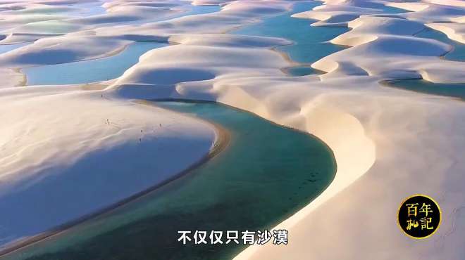 [图]沙漠本该是生物绝迹的地方，为何这片沙漠里面有海，还成为景点？