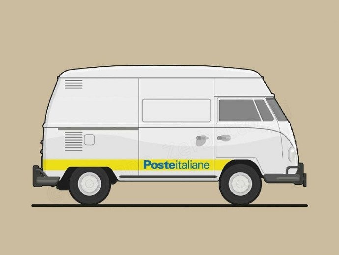 卡通面包车涂装一组,大众面包车t1