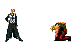 《拳皇98》全人物特殊开场,莉安娜和陈国汉被强行拼凑成情侣