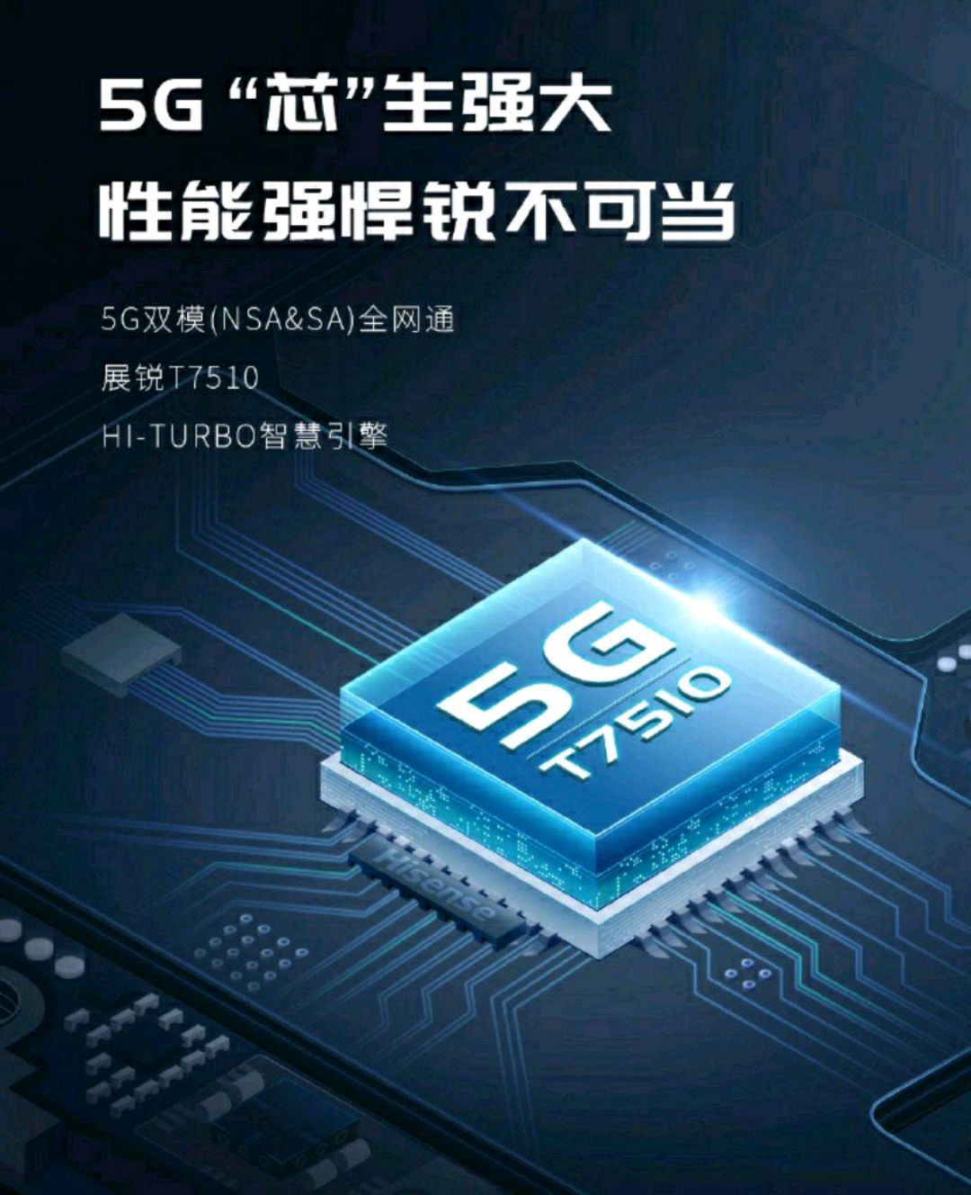 海信f50首发紫光展锐"中国芯"——虎贲t7510