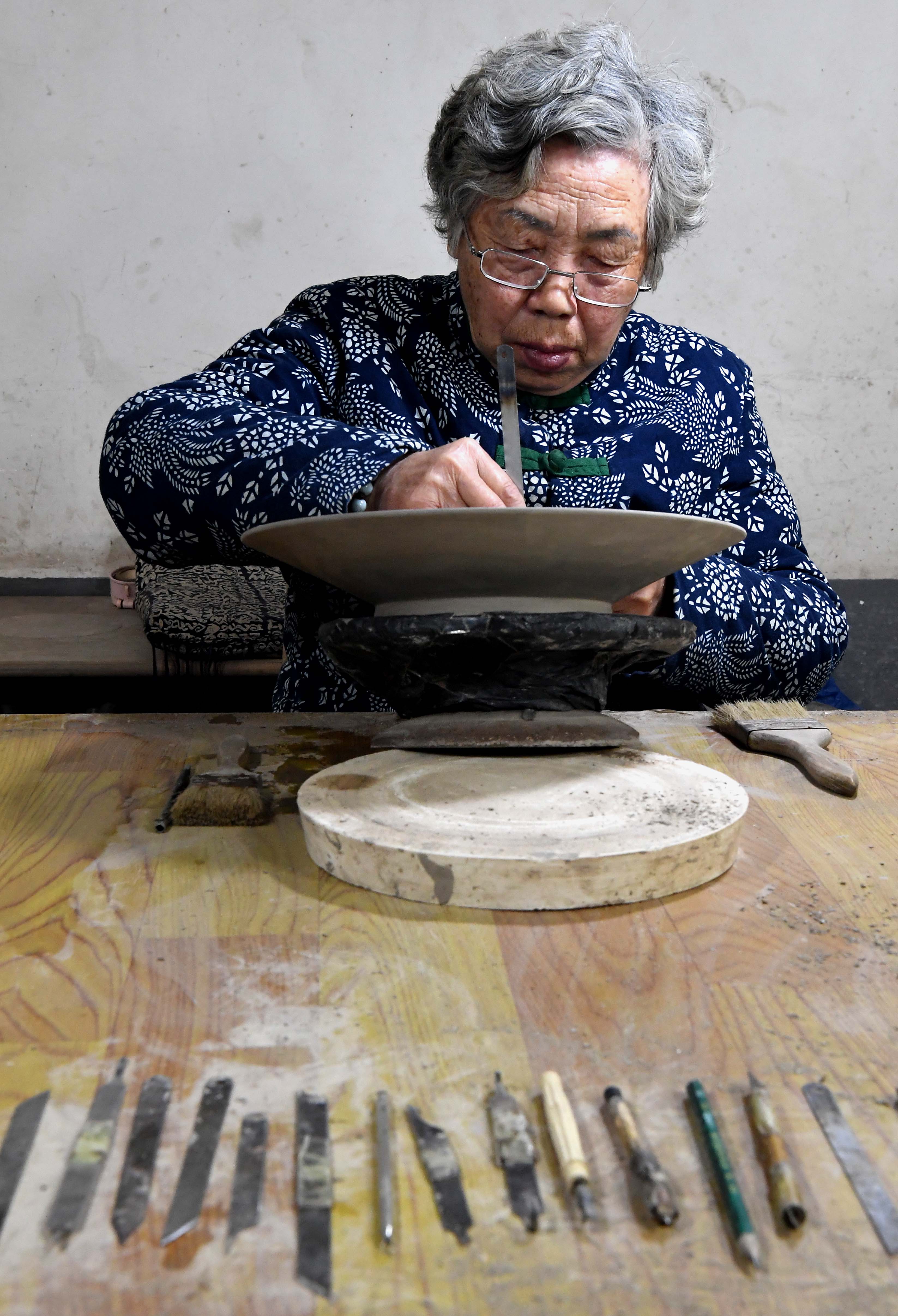 孟玉松——天青釉色绘就瓷艺人生(4)