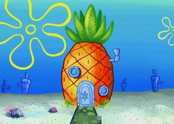 海绵宝宝的家是一个菠萝,派大星的家是一块石头,那蟹黄堡餐厅呢