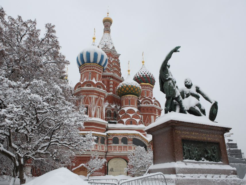 大雪过后的莫斯科是这样的,爱旅游的朋友,今年冬天你会来吗?