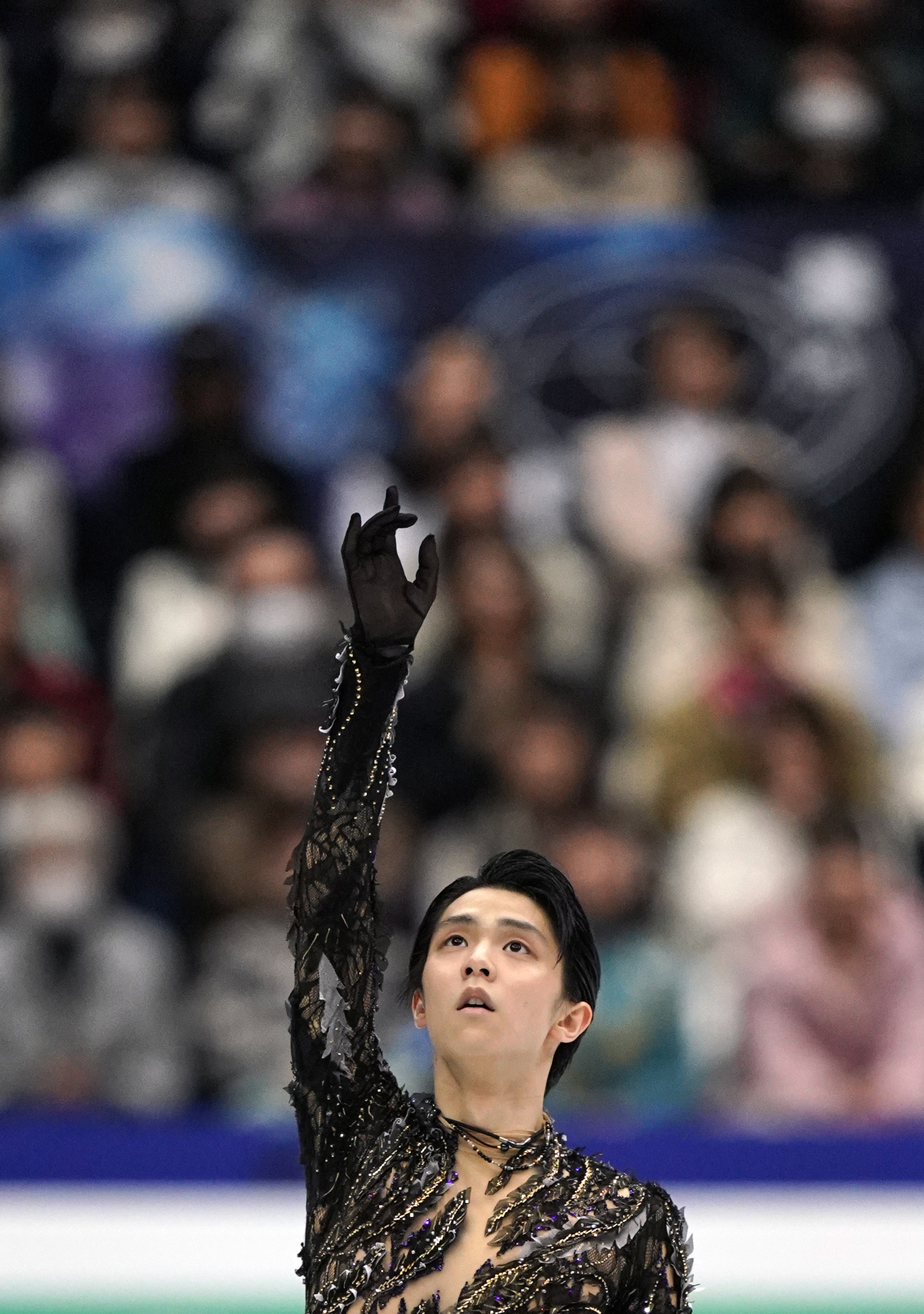 花樣滑冰——世錦賽:日本選手羽生結弦獲得男子單人滑亞軍