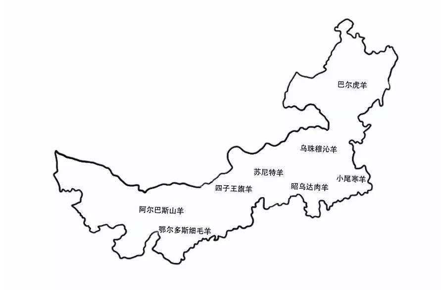 内蒙古地图 简笔画图片