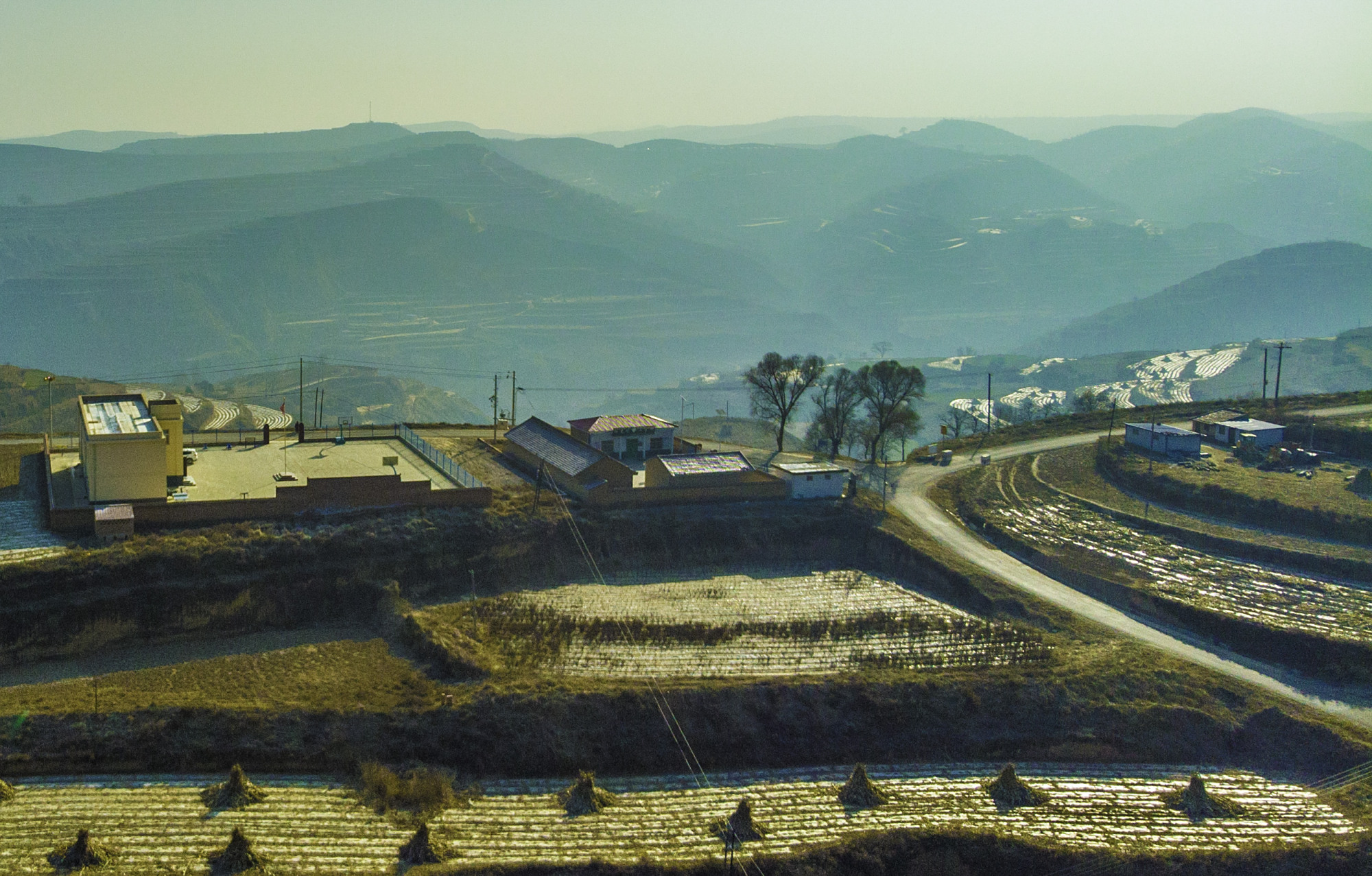 2019年冬月镇原县马渠镇红光村印象