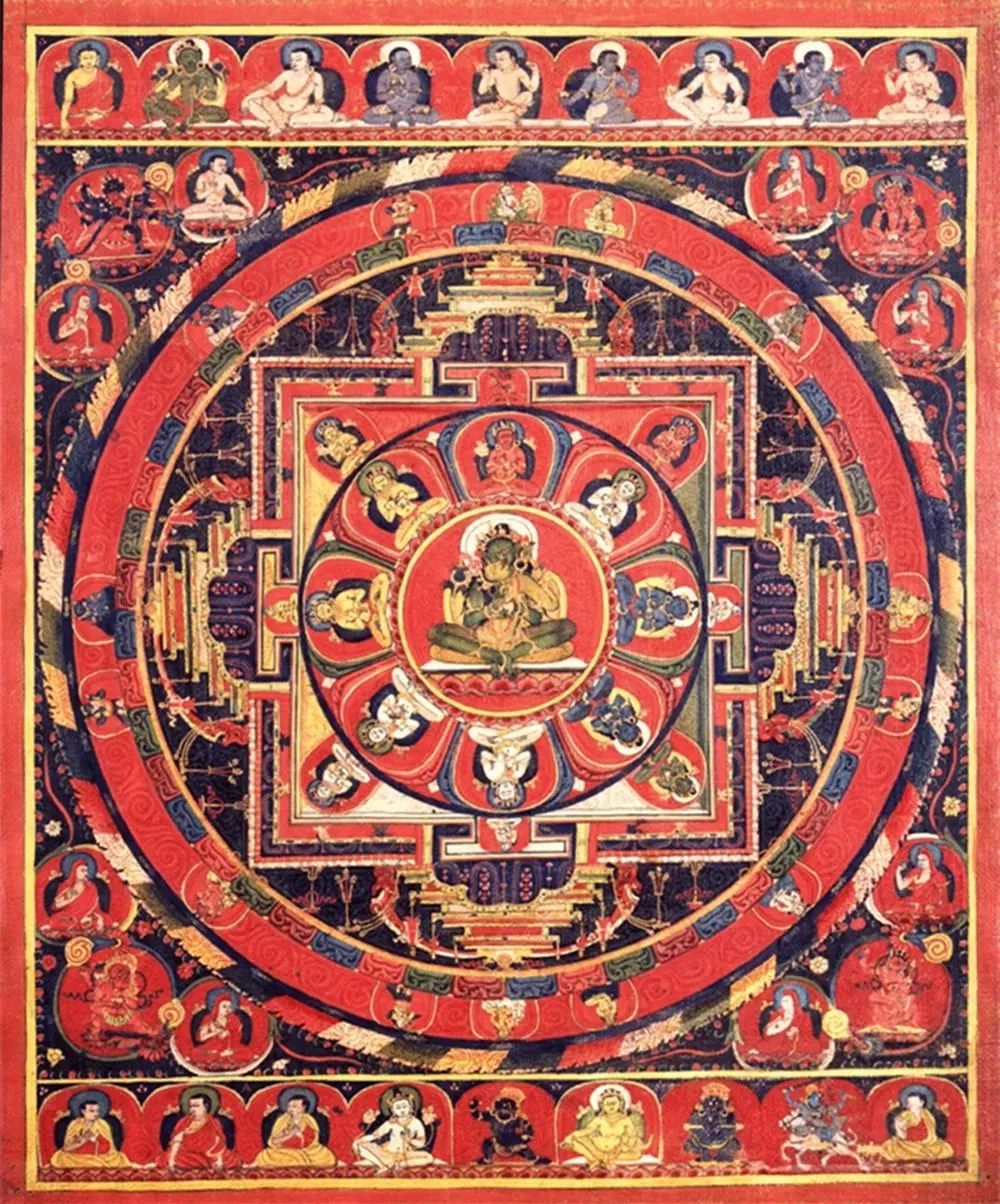 庄严精美的见解脱坛城图